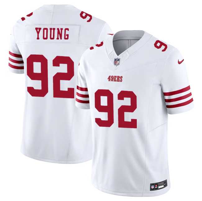 Men & Women & Youth San Francisco 49ers #92 Chase Young White 2023 F.U.S.E. Limited Jersey